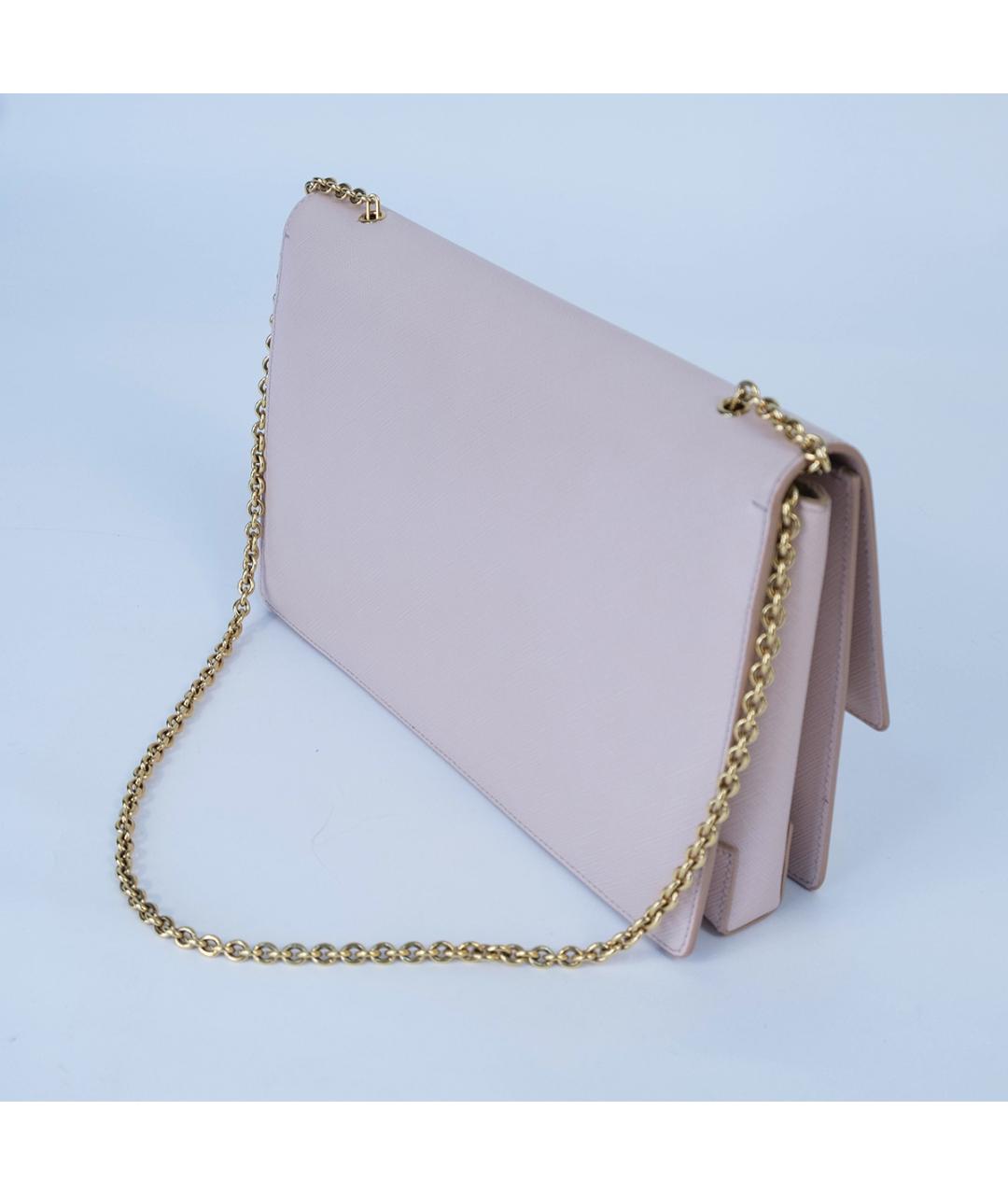 FERRAGAMO Розовая кожаная сумка через плечо, фото 4