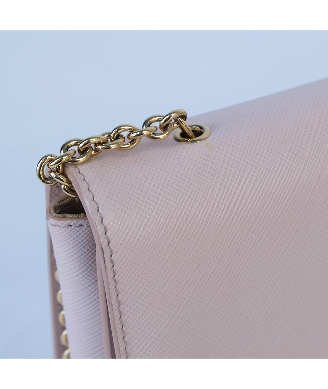 FERRAGAMO Розовая кожаная сумка через плечо, фото 6