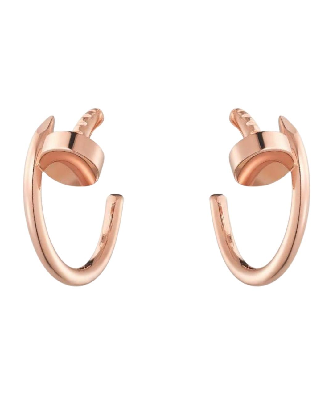 CARTIER Золотые серьги из розового золота, фото 1