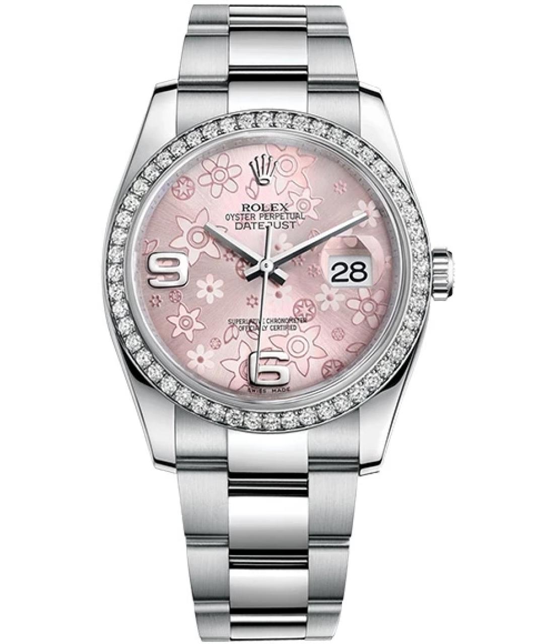 ROLEX Розовые часы, фото 10