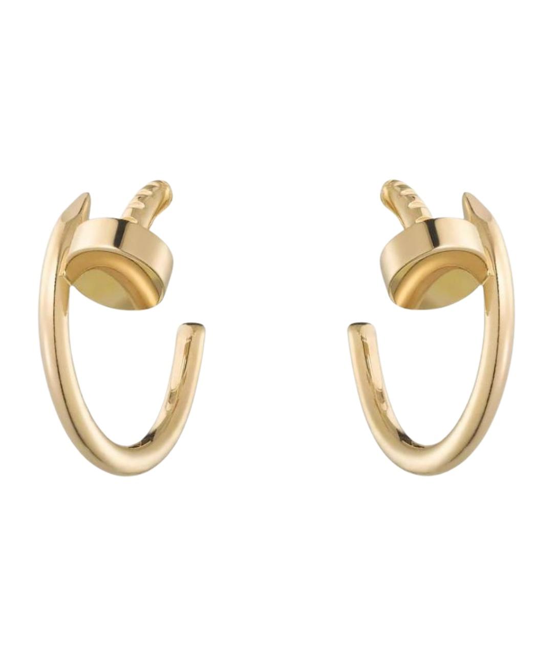 CARTIER Золотые серьги из желтого золота, фото 1
