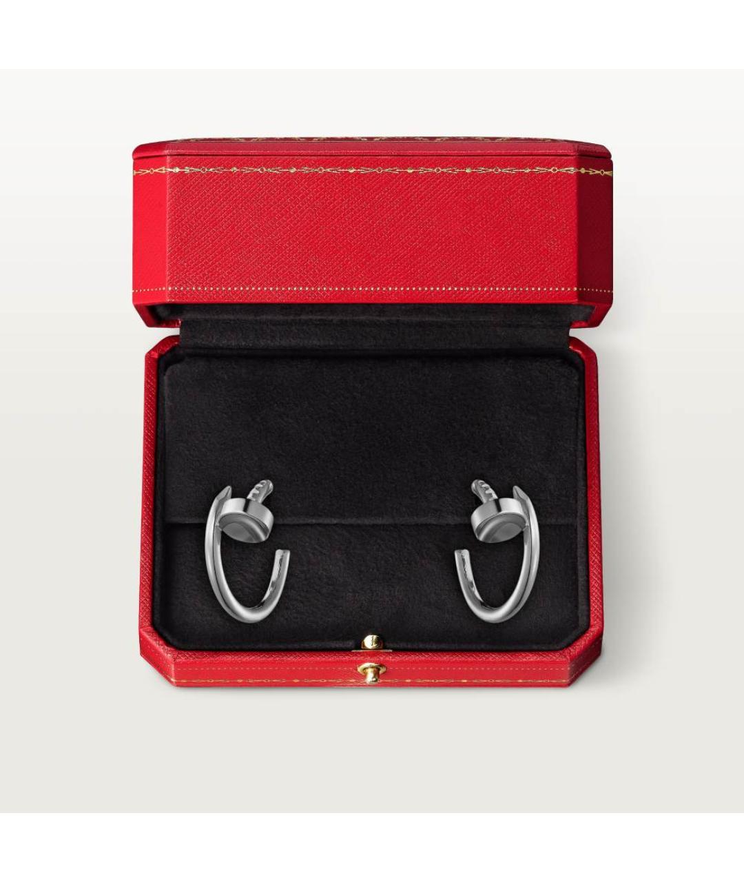 CARTIER Серебряные серьги из белого золота, фото 3