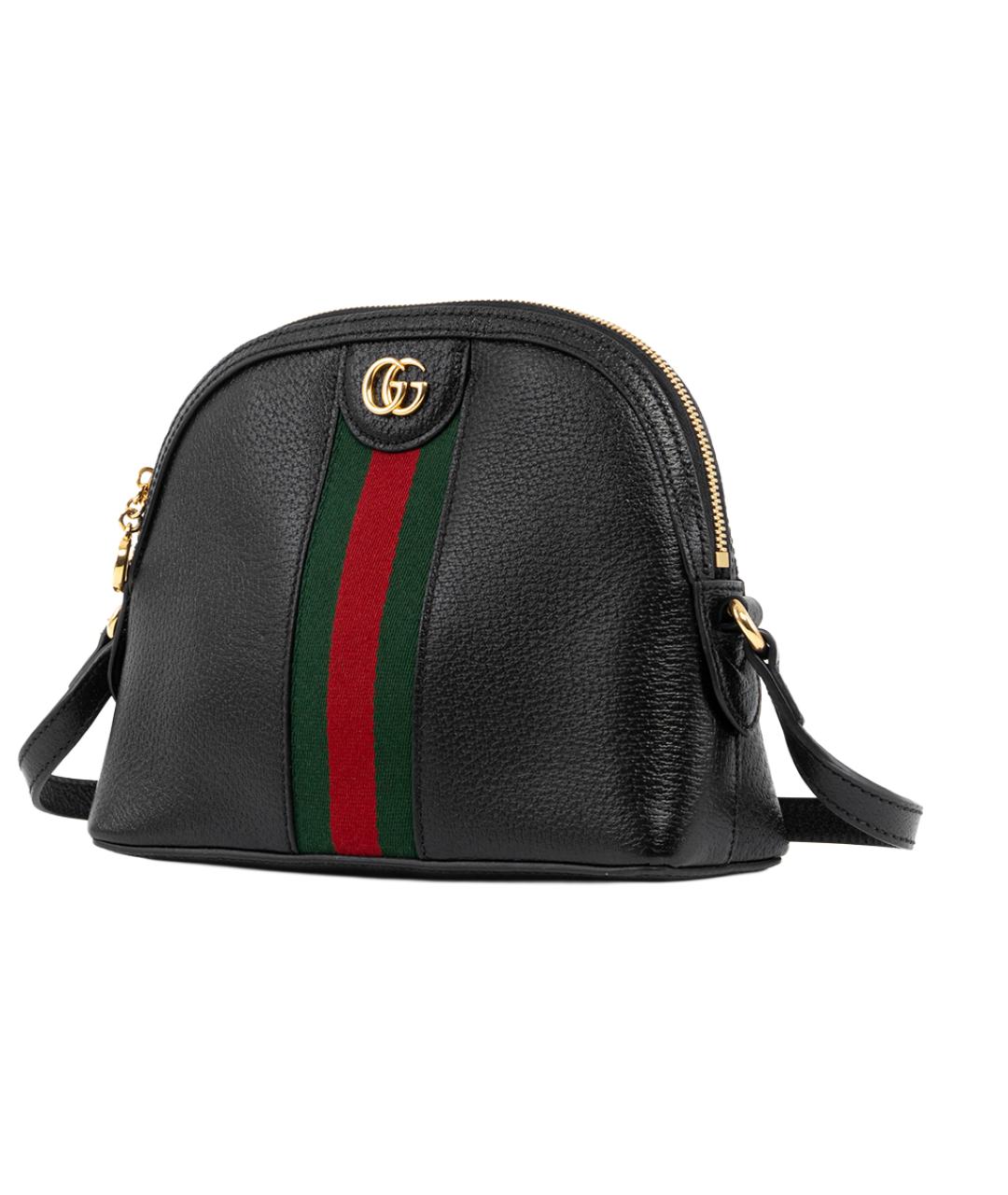 GUCCI Черная кожаная поясная сумка, фото 2