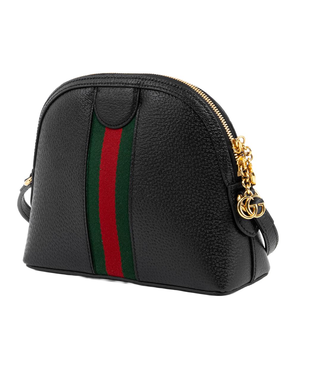 GUCCI Черная кожаная поясная сумка, фото 3