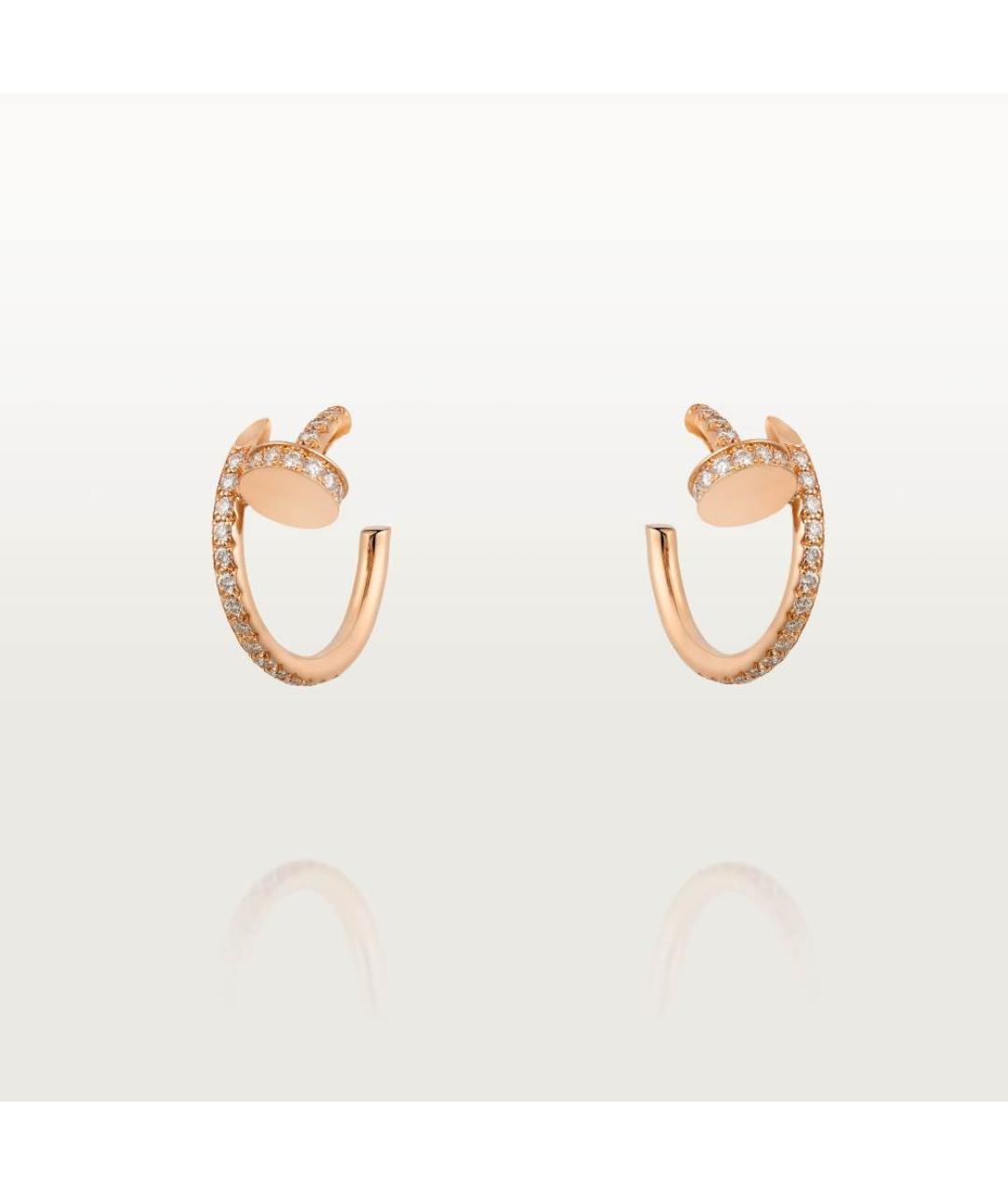 CARTIER Золотые серьги из розового золота, фото 4