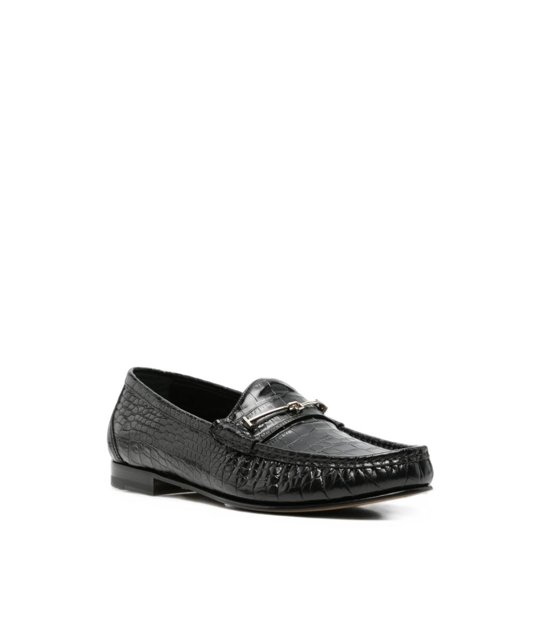 TOM FORD Черные кожаные лоферы, фото 4