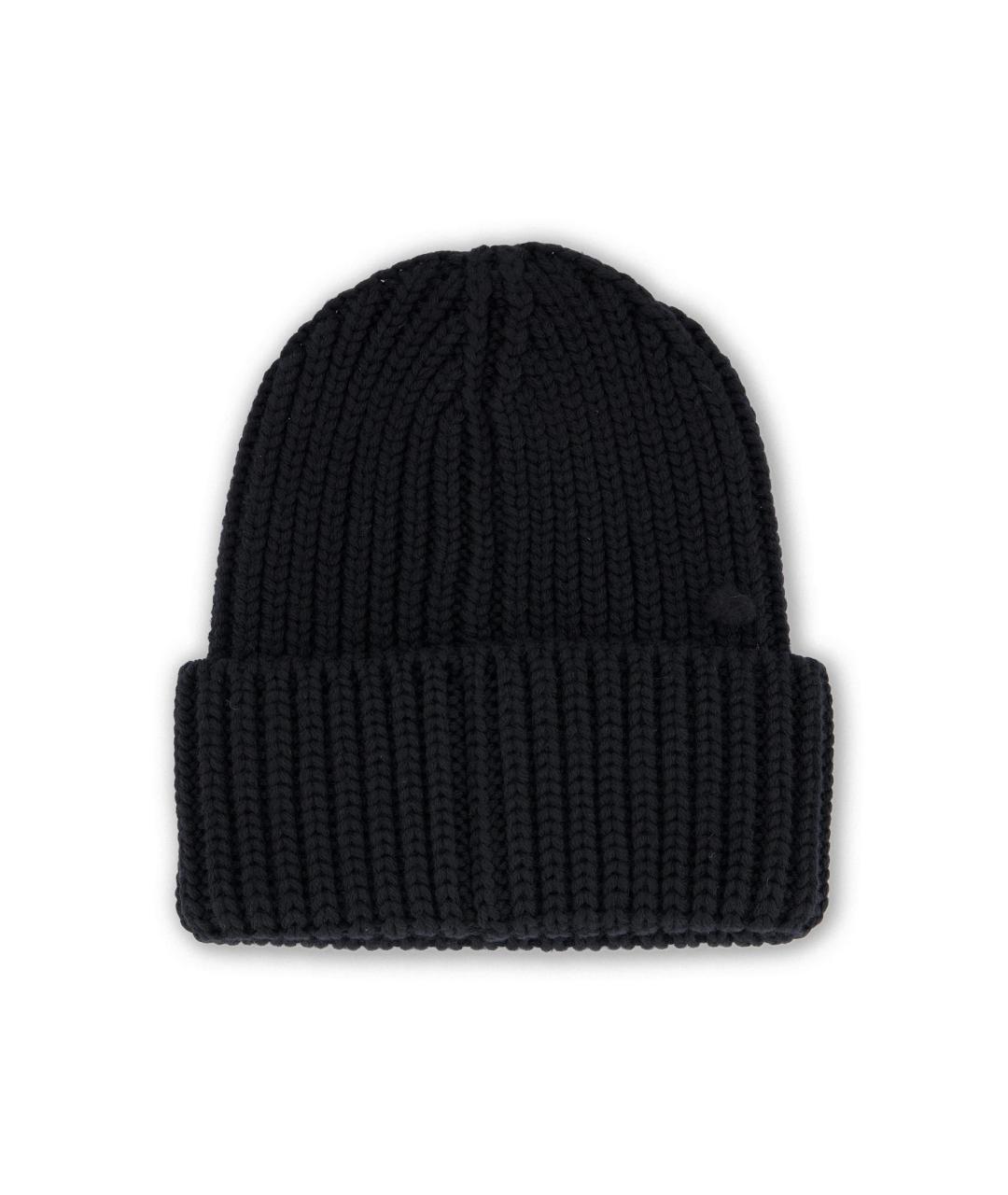 SAINT LAURENT Черная шерстяная шапка, фото 2