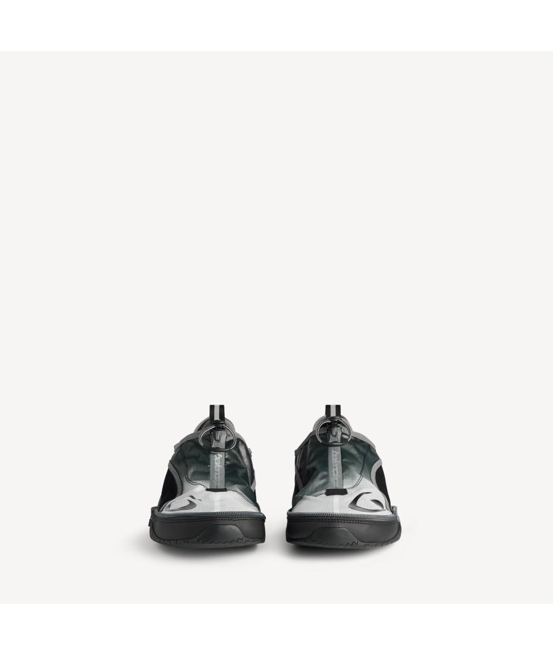 BALENCIAGA Черные низкие кроссовки / кеды, фото 3