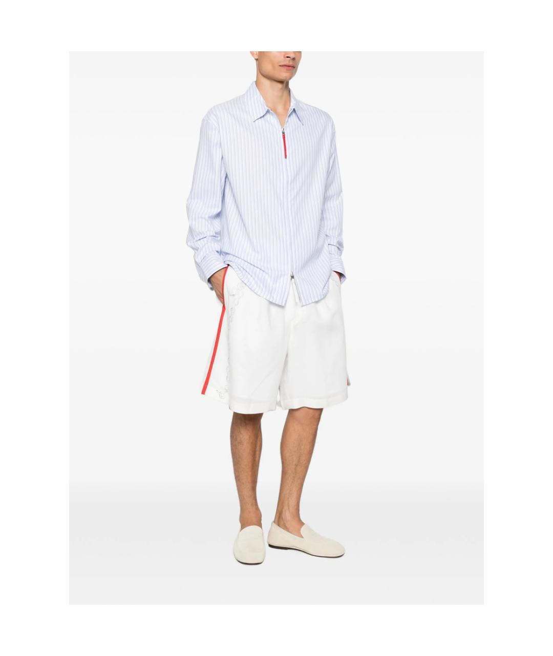 JACQUEMUS Белая хлопковая классическая рубашка, фото 5