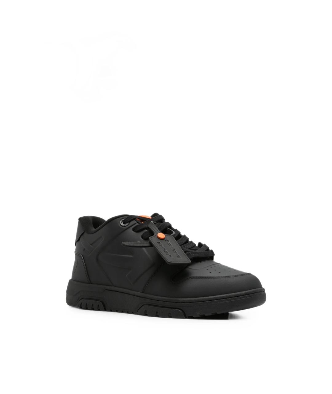 OFF-WHITE Черные низкие кроссовки / кеды, фото 2