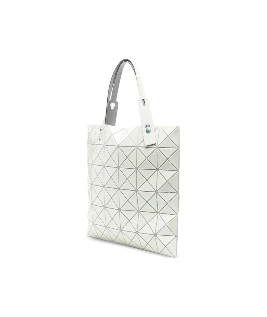 BAO BAO ISSEY MIYAKE Белая сумка тоут из искусственной кожи, фото 5