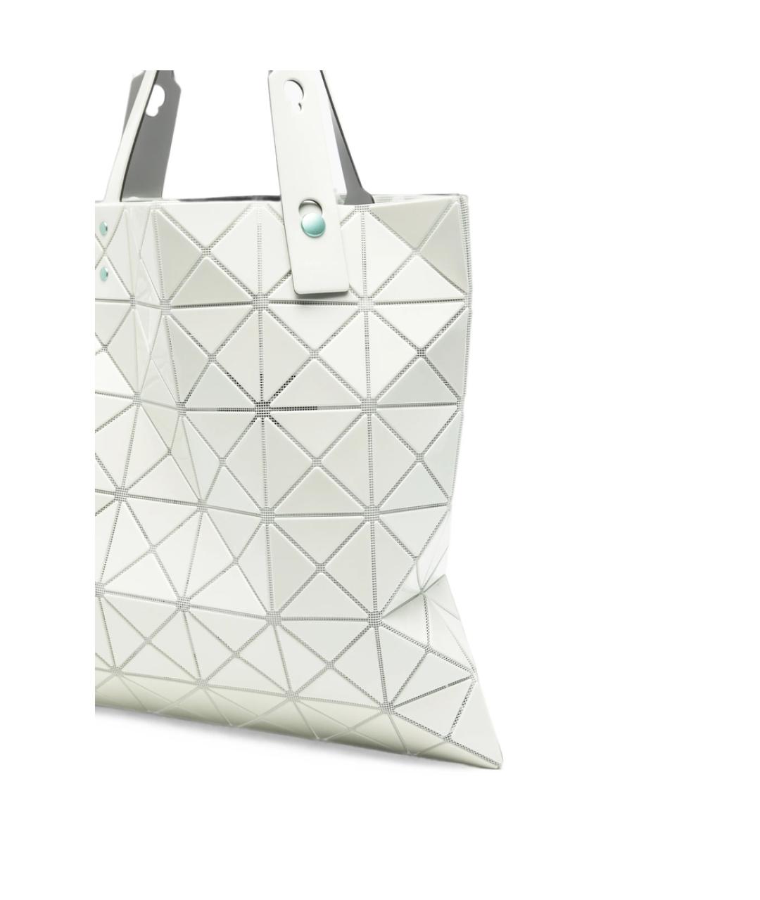 BAO BAO ISSEY MIYAKE Белая сумка тоут из искусственной кожи, фото 2