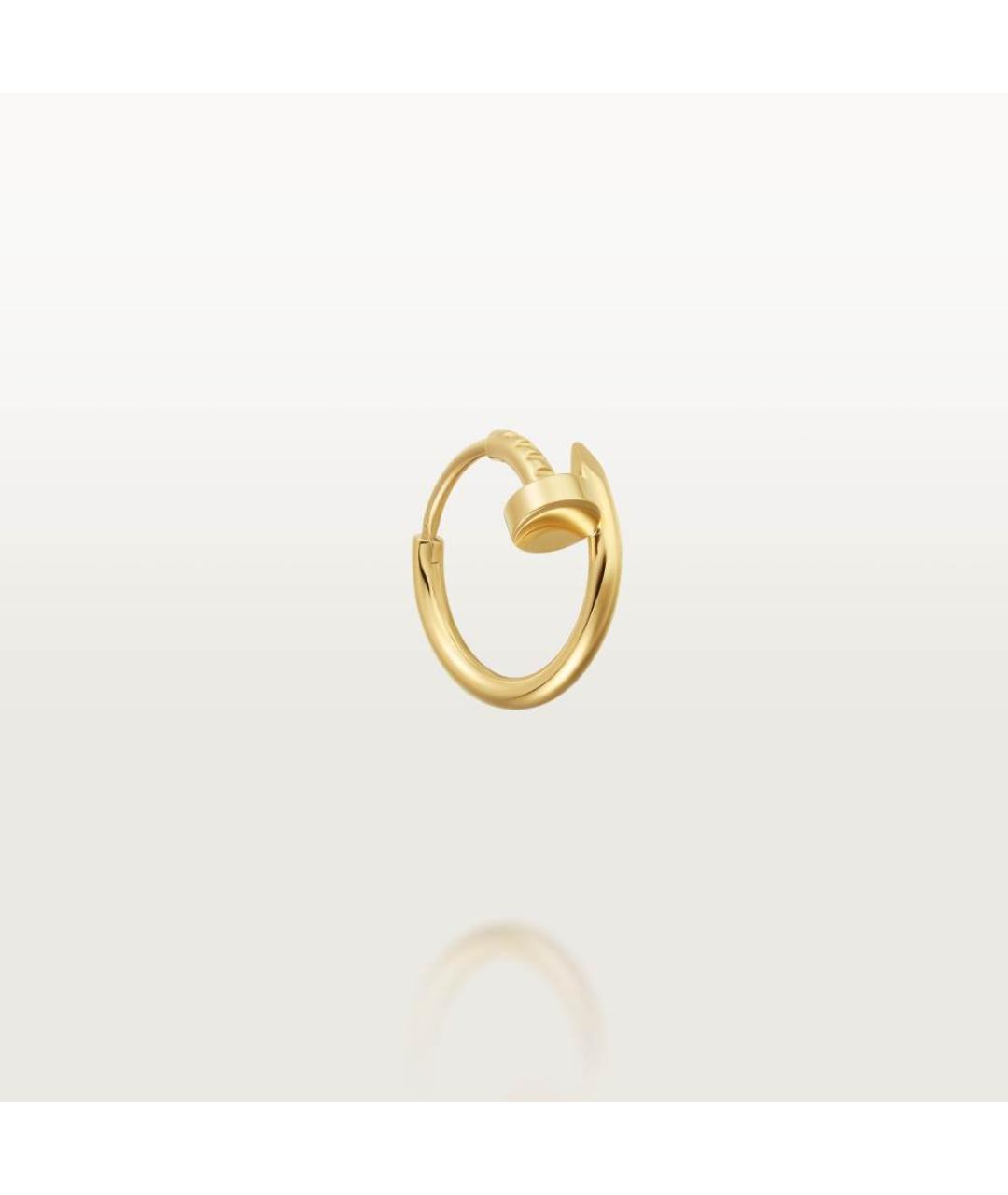 CARTIER Золотые серьги из желтого золота, фото 4