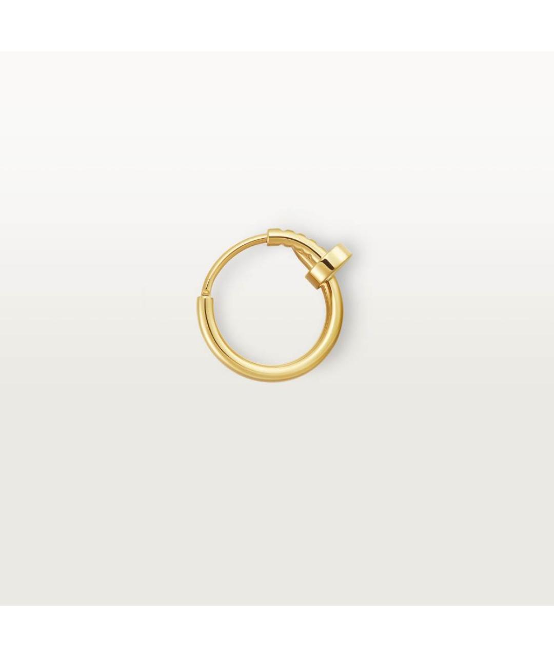 CARTIER Золотые серьги из желтого золота, фото 3
