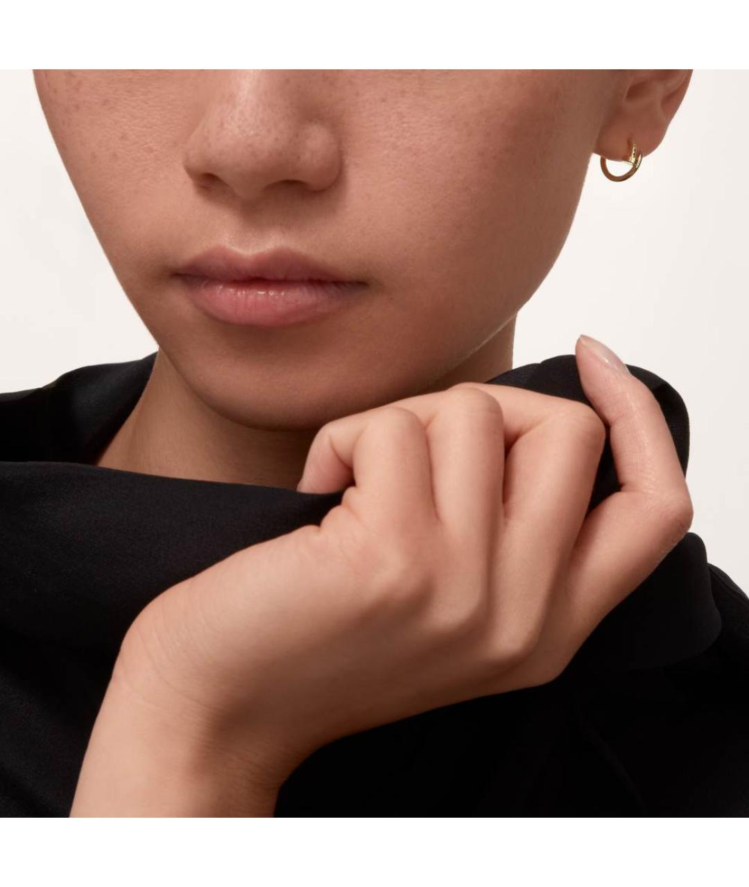 CARTIER Золотые серьги из желтого золота, фото 2