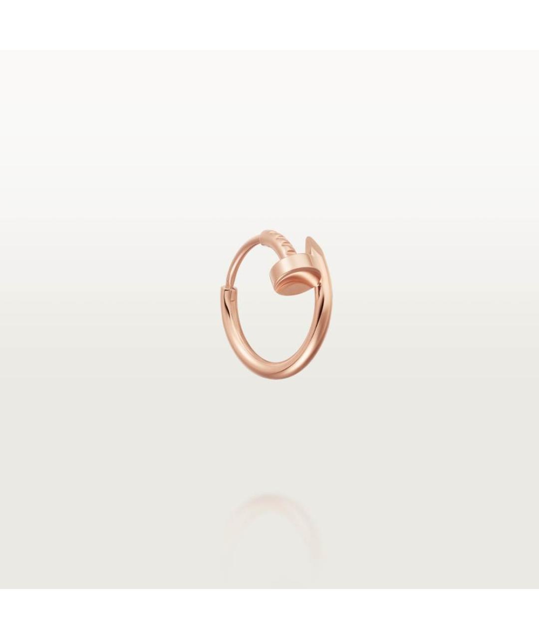 CARTIER Золотые серьги из розового золота, фото 3