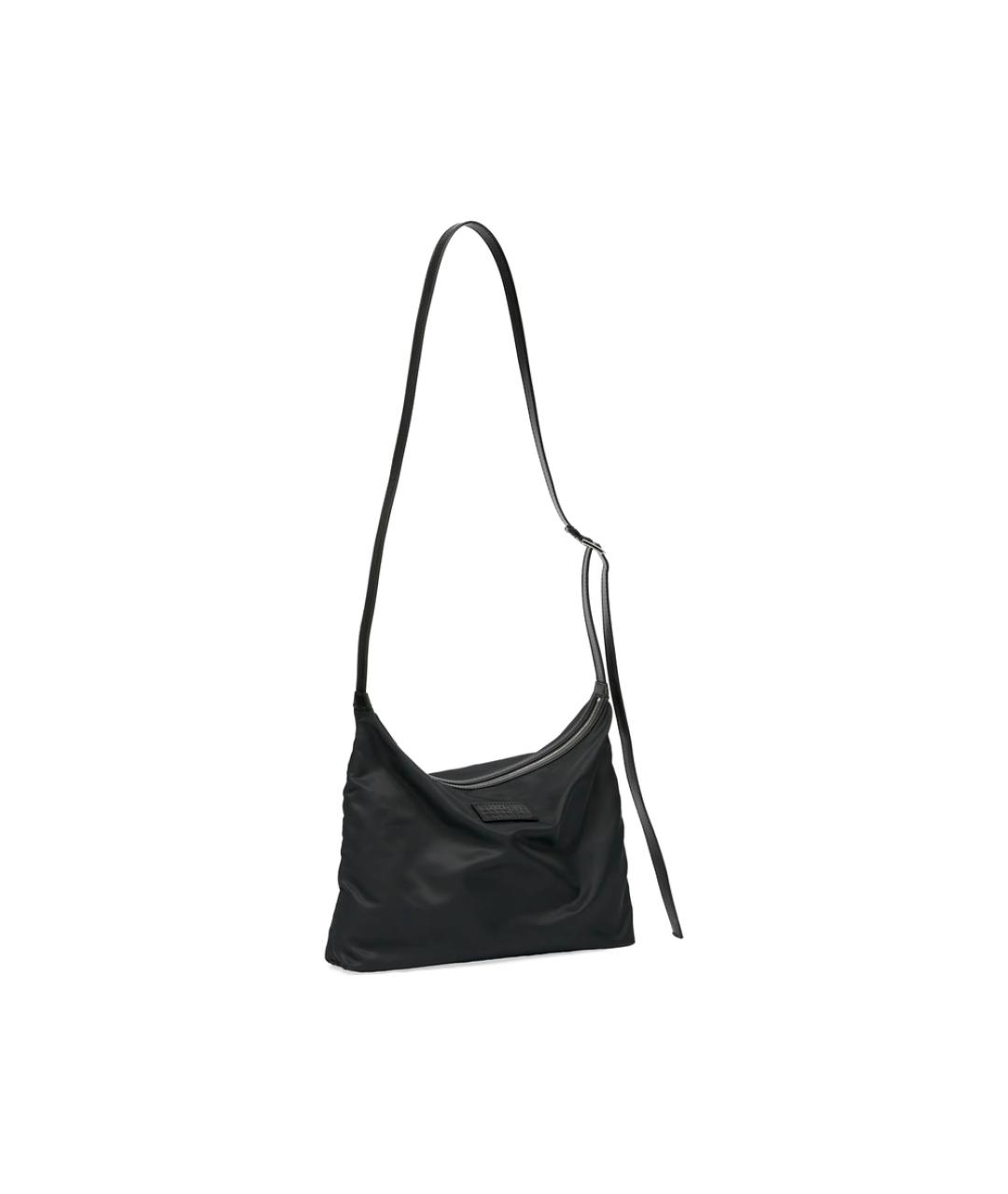 MM6 MAISON MARGIELA Черная нейлоновая сумка на плечо, фото 2