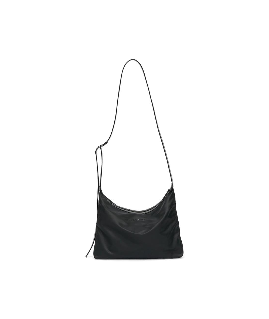 MM6 MAISON MARGIELA Черная нейлоновая сумка на плечо, фото 3