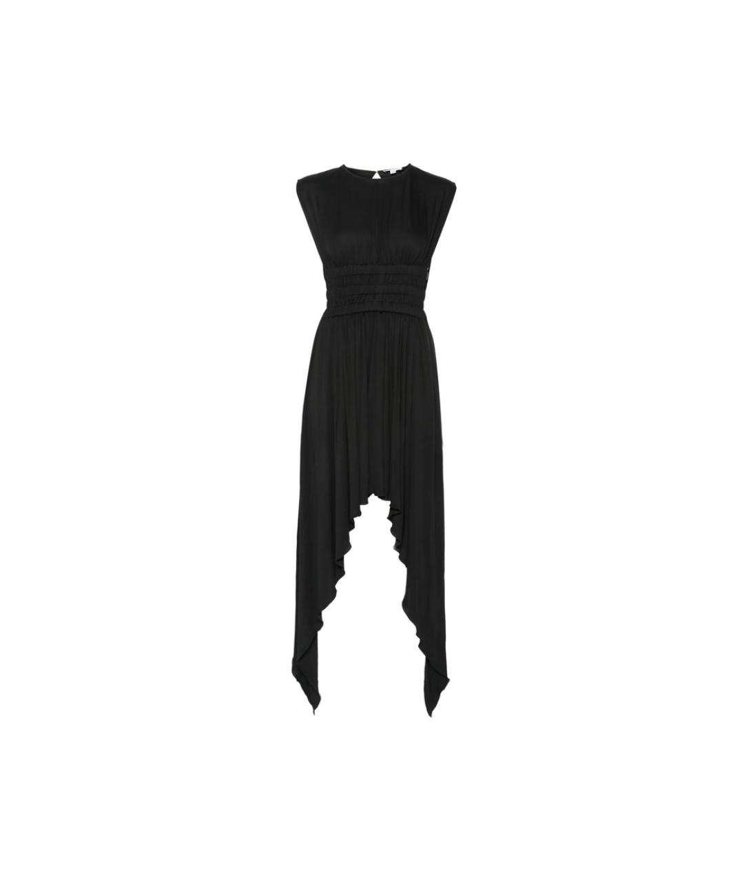 ALAIA Черное вискозное коктейльное платье, фото 1