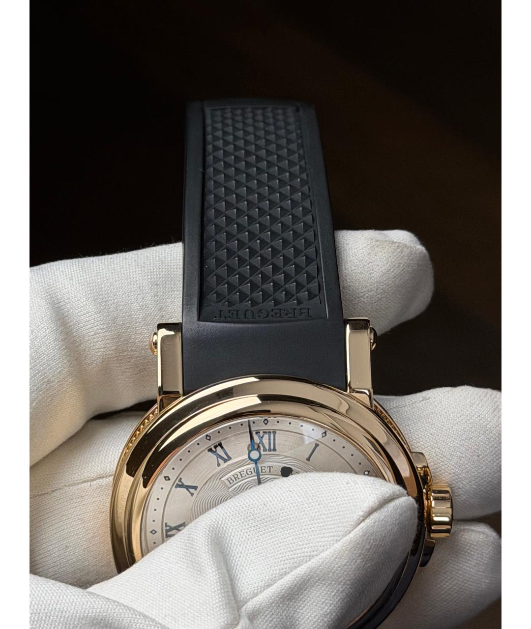 Breguet Серые часы из желтого золота, фото 7