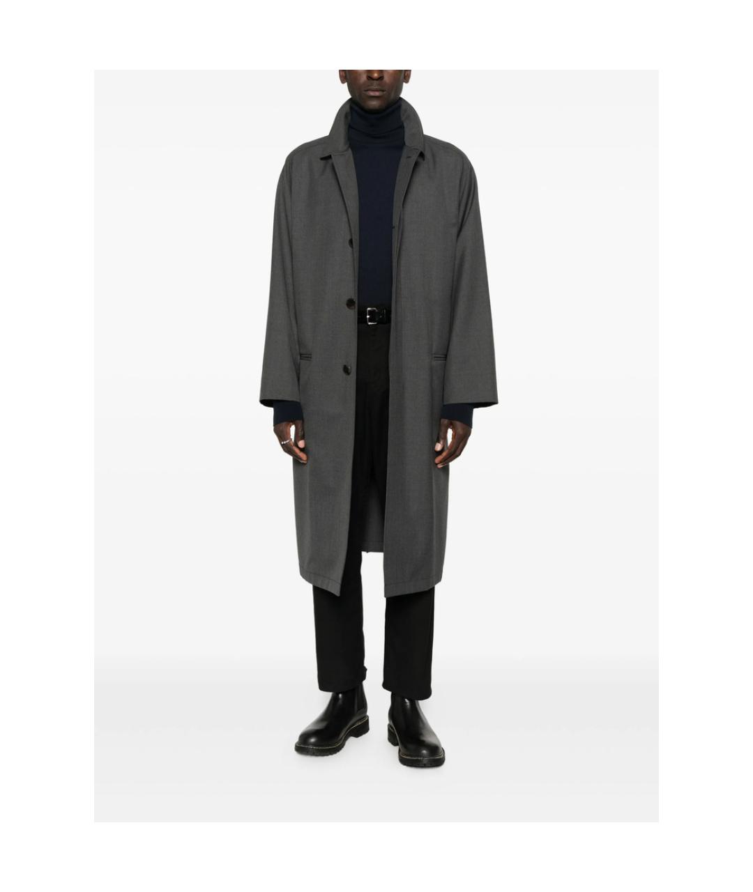JOHN SMEDLEY Синяя шерстяная водолазка, фото 4