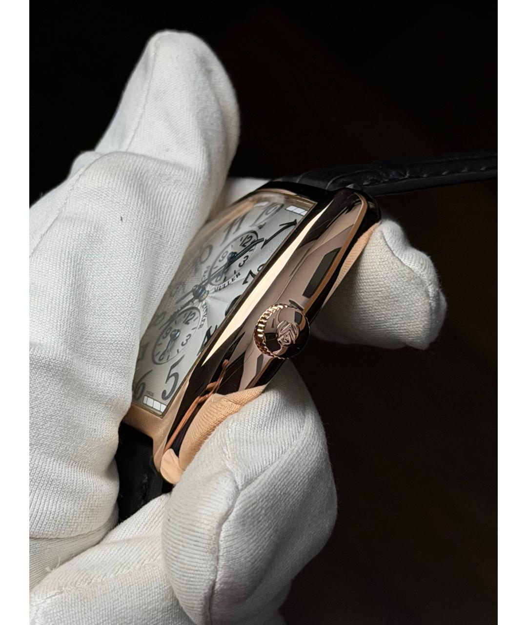 FRANCK MULLER Белые часы из розового золота, фото 4