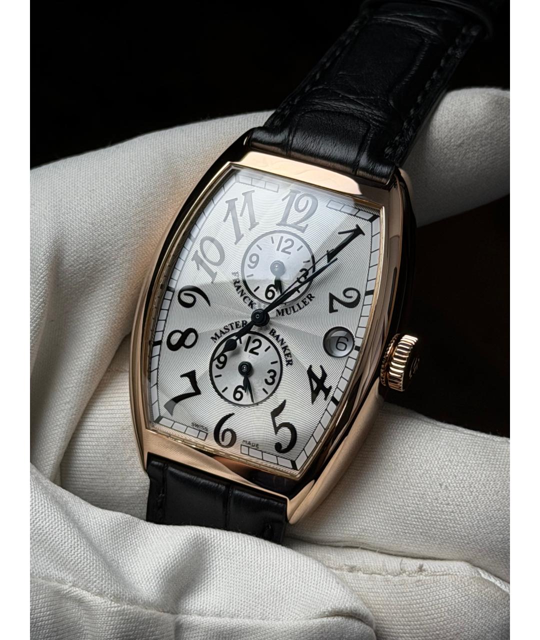 FRANCK MULLER Белые часы из розового золота, фото 3