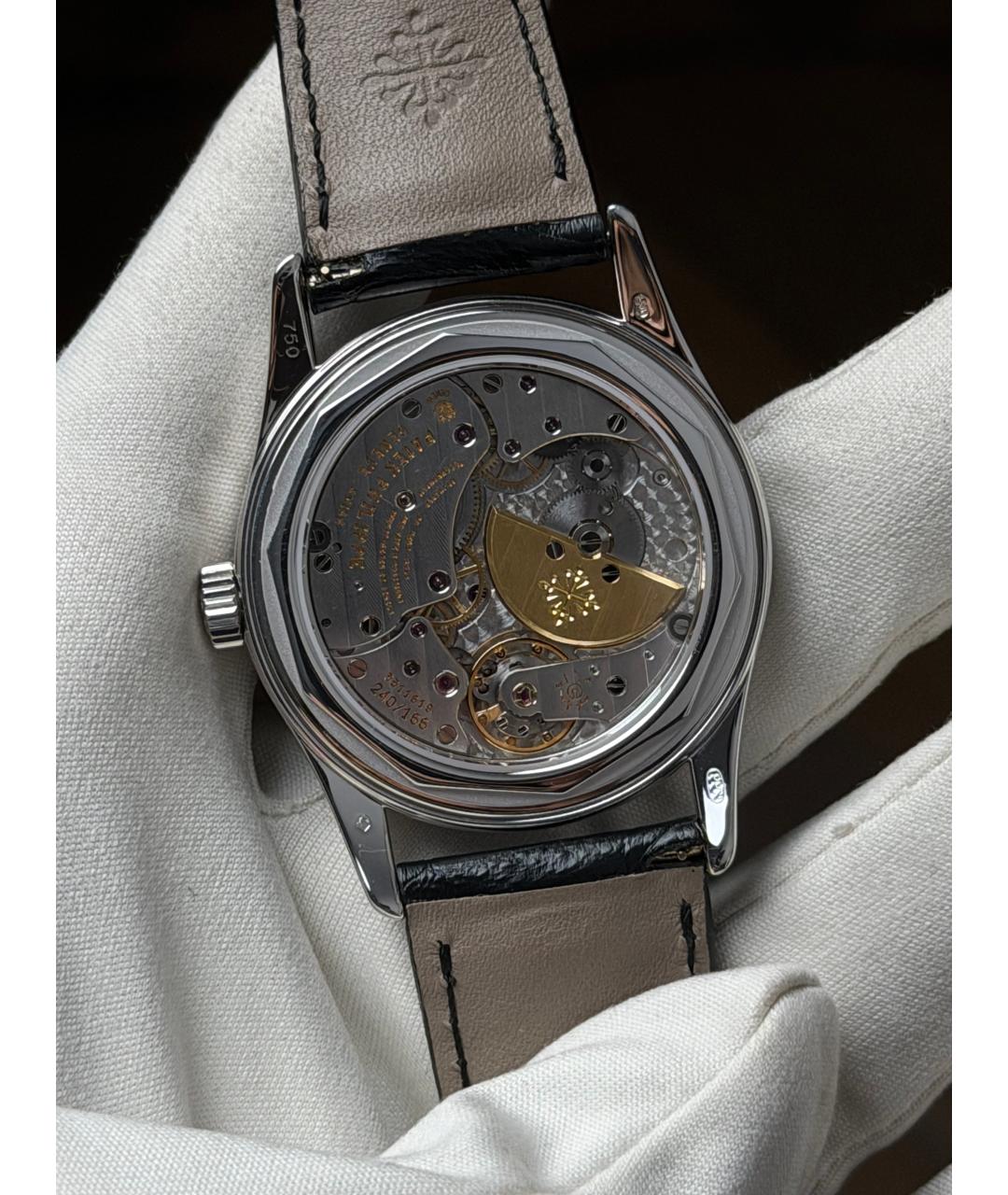 PATEK PHILIPPE Черные часы из белого золота, фото 8