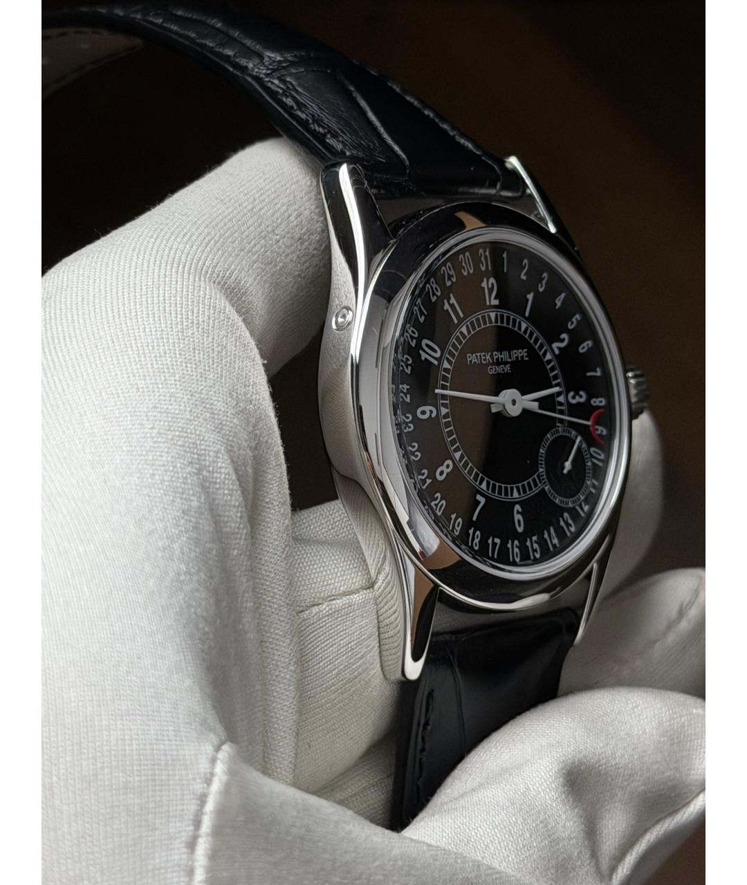 PATEK PHILIPPE Черные часы из белого золота, фото 5