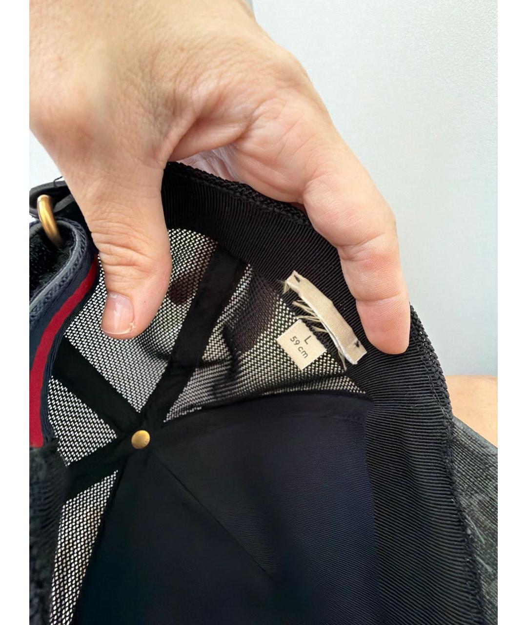 GUCCI Черная кепка/бейсболка, фото 6