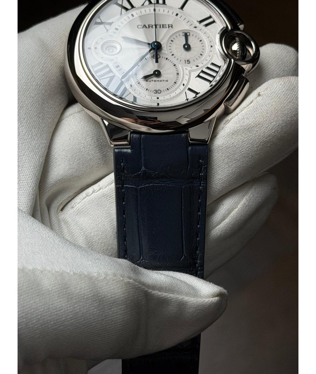 CARTIER Белые часы из белого золота, фото 6