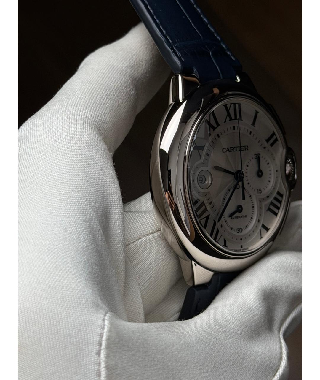 CARTIER Белые часы из белого золота, фото 5