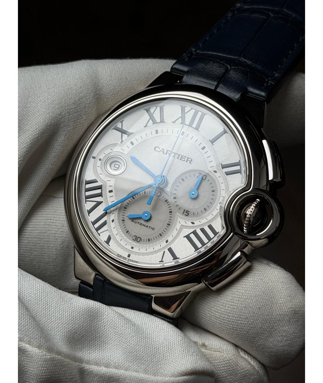 CARTIER Белые часы из белого золота, фото 3
