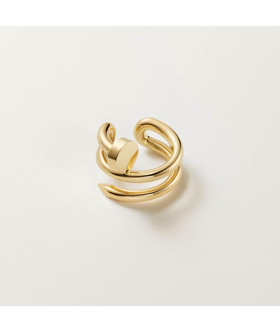 CARTIER Золотые серьги из желтого золота, фото 4