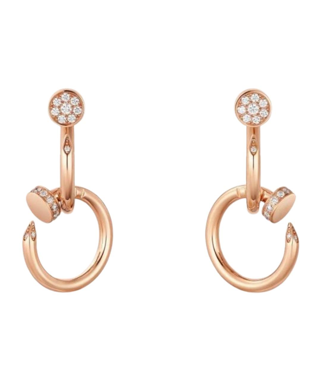 CARTIER Золотые серьги из розового золота, фото 1