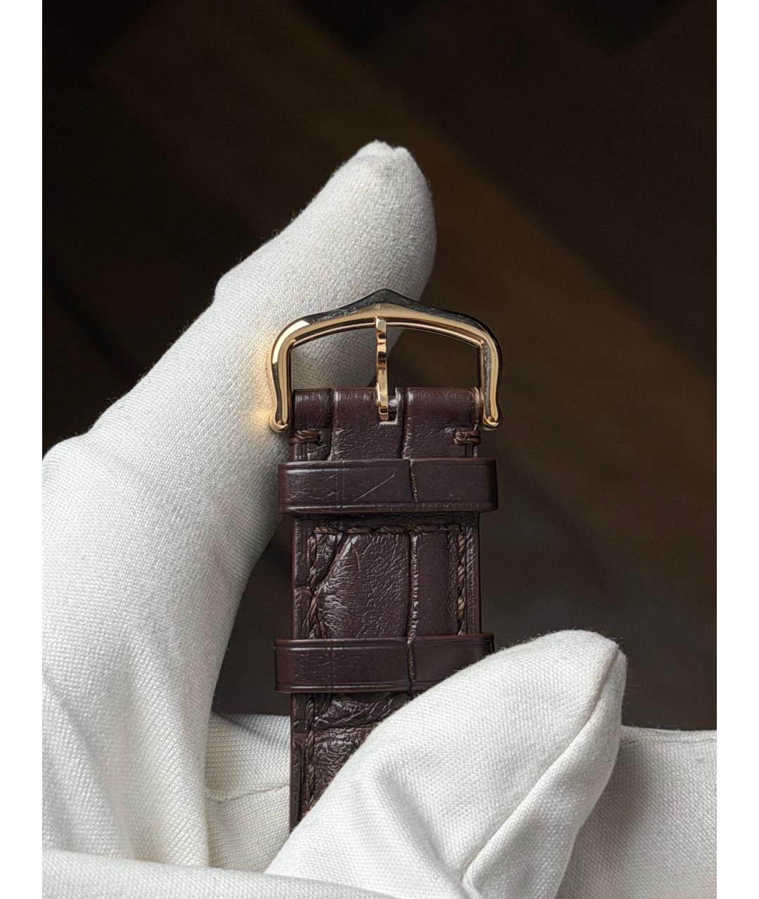 CARTIER Белые часы из желтого золота, фото 8