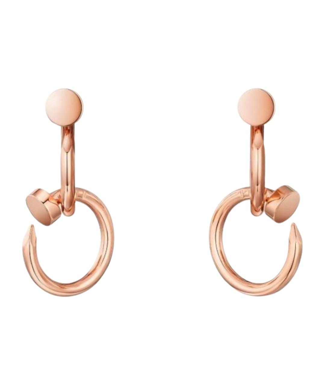 CARTIER Золотые серьги из розового золота, фото 1