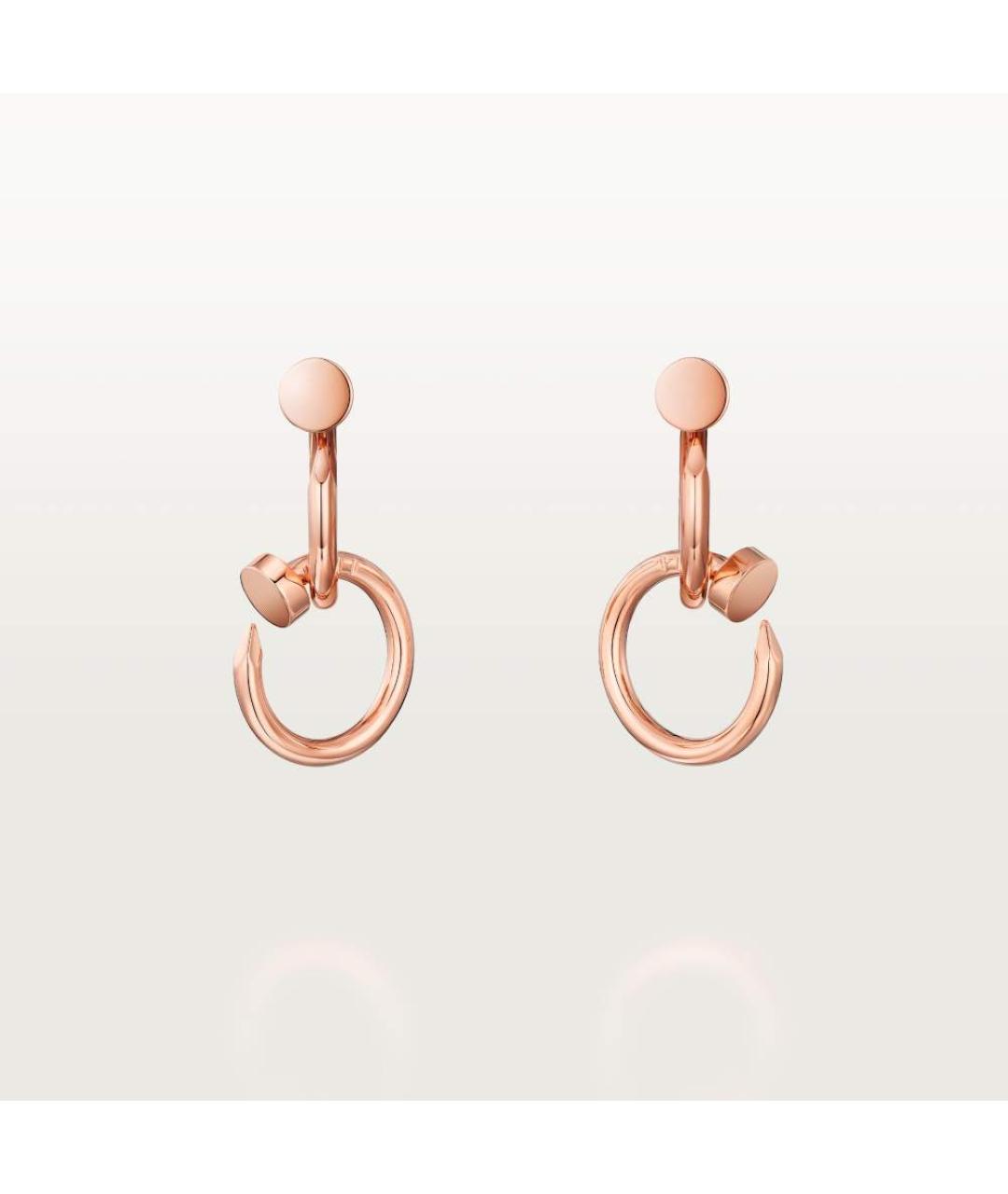 CARTIER Золотые серьги из розового золота, фото 4