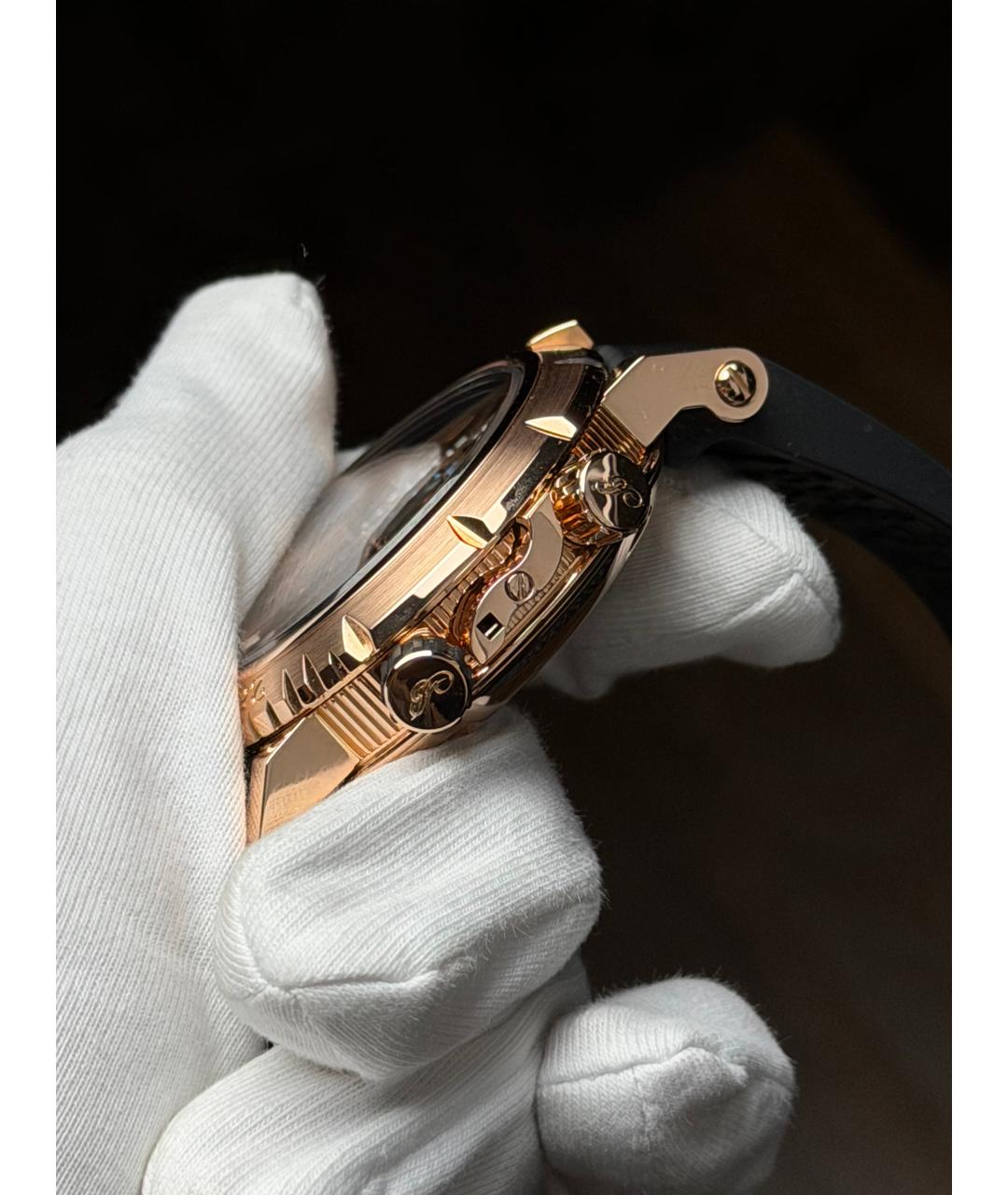 Breguet Коричневые часы из розового золота, фото 4