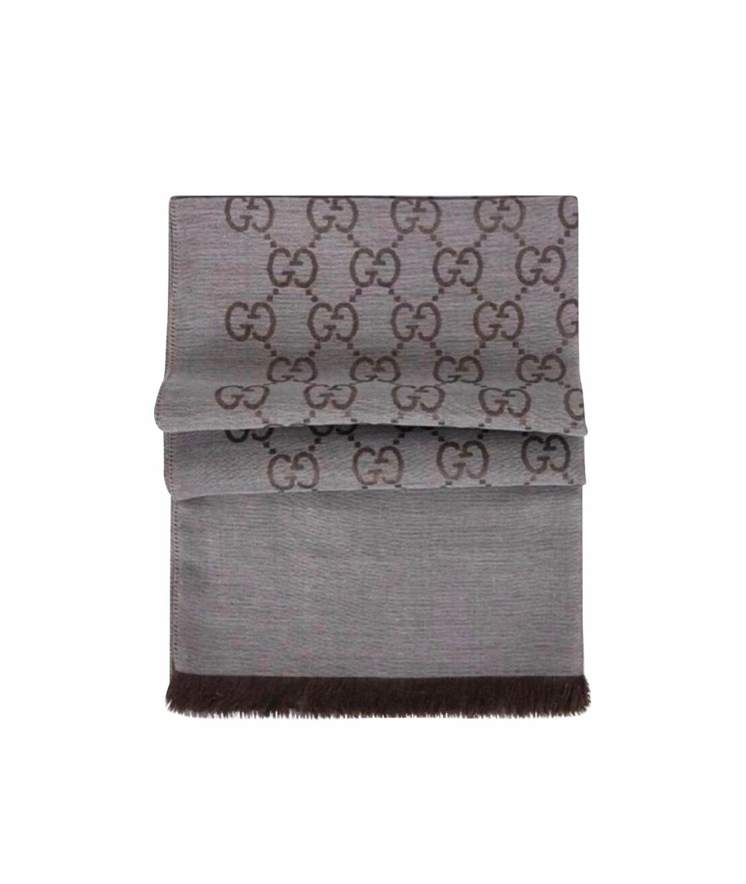 GUCCI Мульти шерстяной шарф, фото 1
