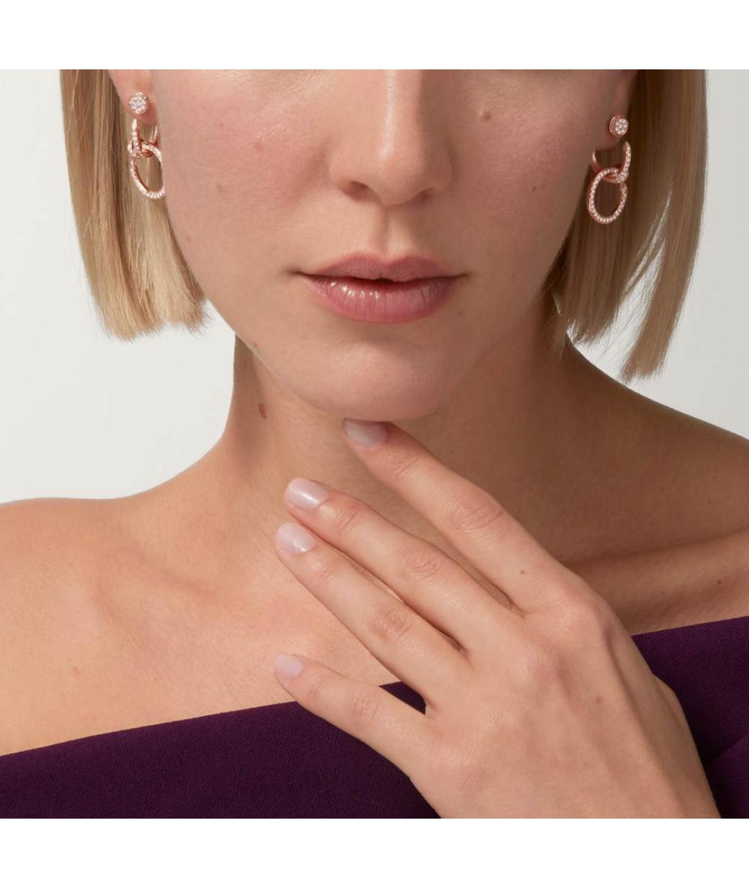 CARTIER Золотые серьги из розового золота, фото 2