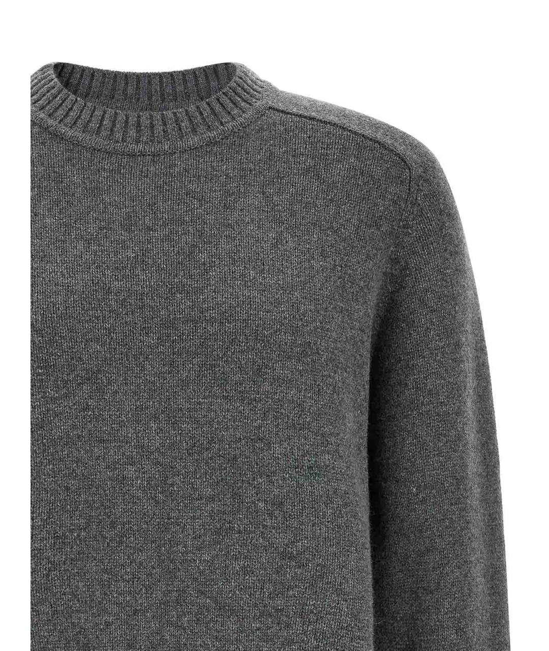 EXTREME CASHMERE Серый кашемировый джемпер / свитер, фото 3
