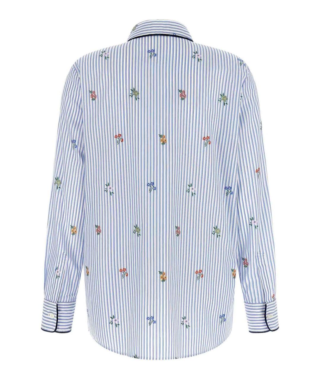 ETRO Голубая хлопковая рубашка, фото 2