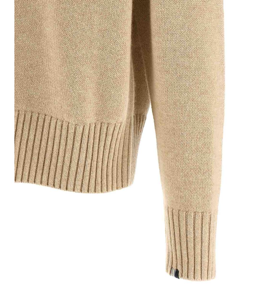 EXTREME CASHMERE Бежевый кашемировый джемпер / свитер, фото 4