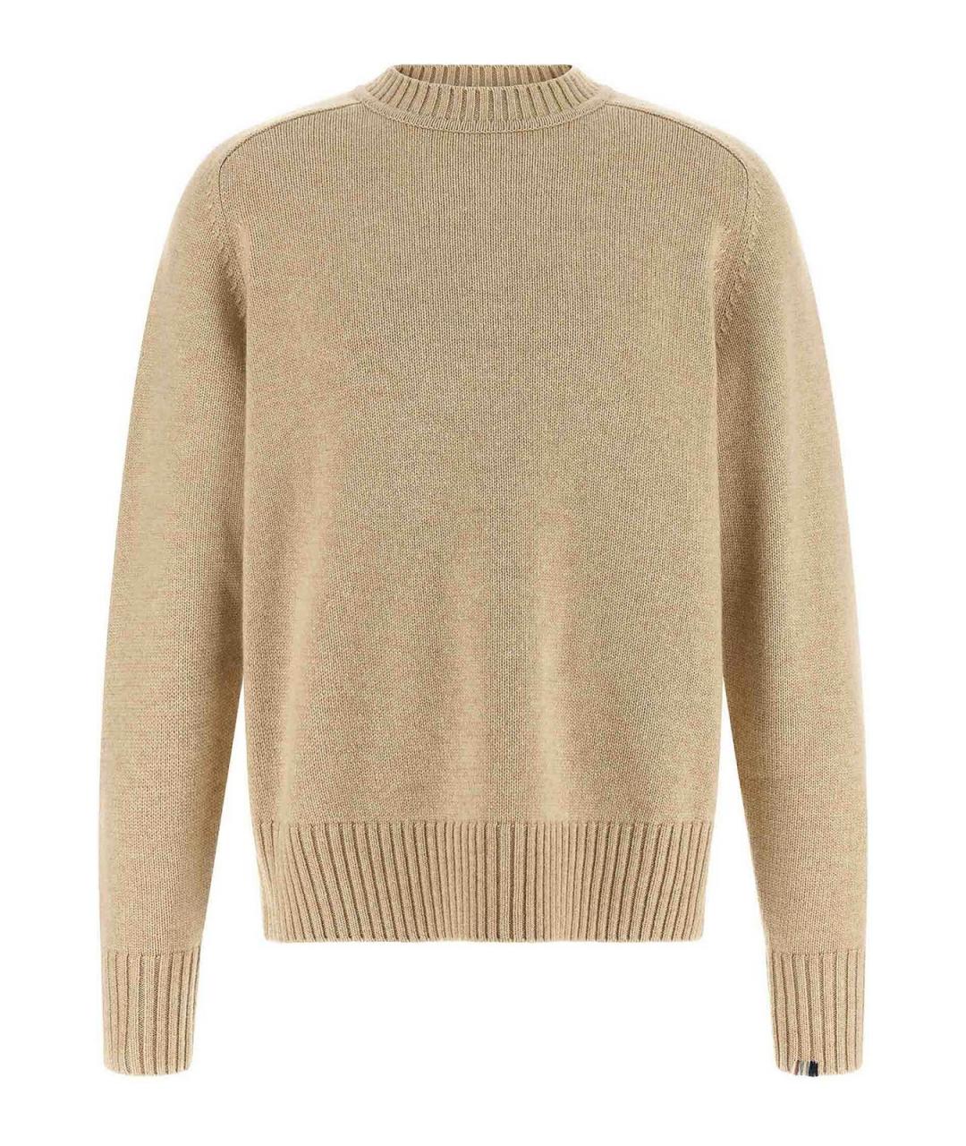EXTREME CASHMERE Бежевый кашемировый джемпер / свитер, фото 1