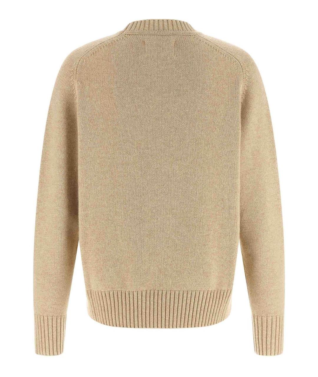 EXTREME CASHMERE Бежевый кашемировый джемпер / свитер, фото 2
