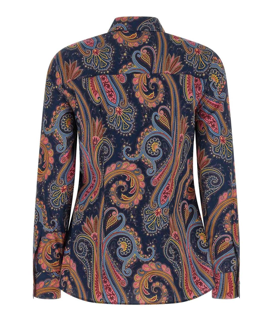 ETRO Синяя хлопковая рубашка, фото 2