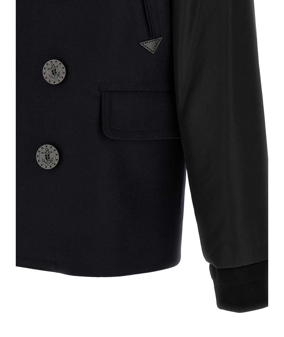 DSQUARED2 Синее шерстяное пальто, фото 5