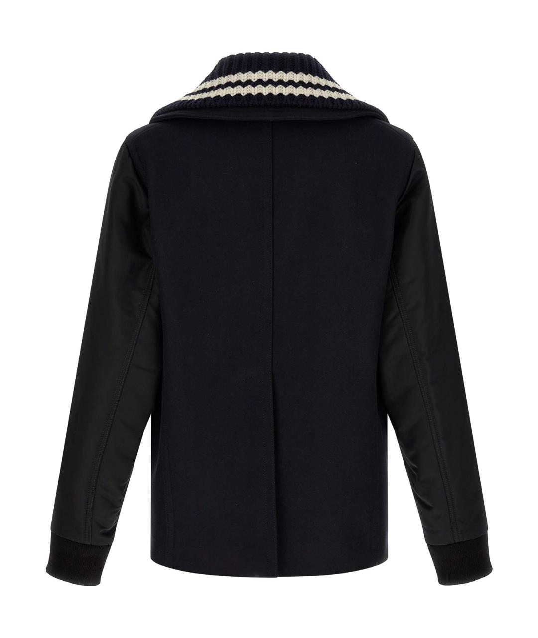 DSQUARED2 Синее шерстяное пальто, фото 3