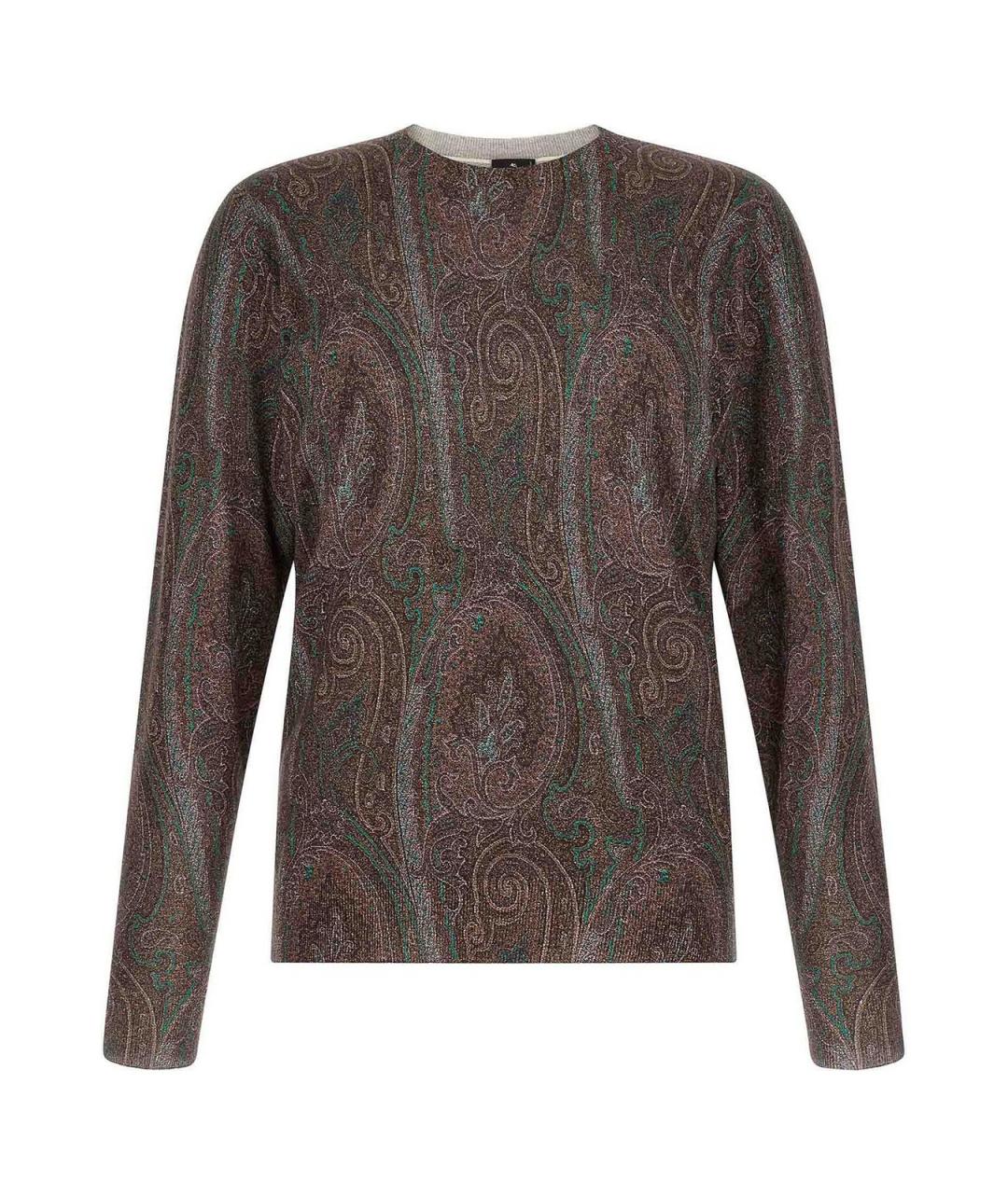 ETRO Бордовый кашемировый джемпер / свитер, фото 1